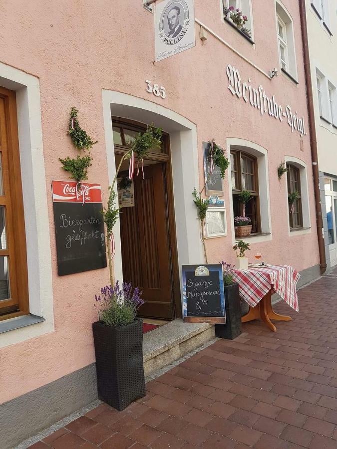 Weinstube Heigl Restaurante Pizzeria Puccini Hotel Landshut Buitenkant foto